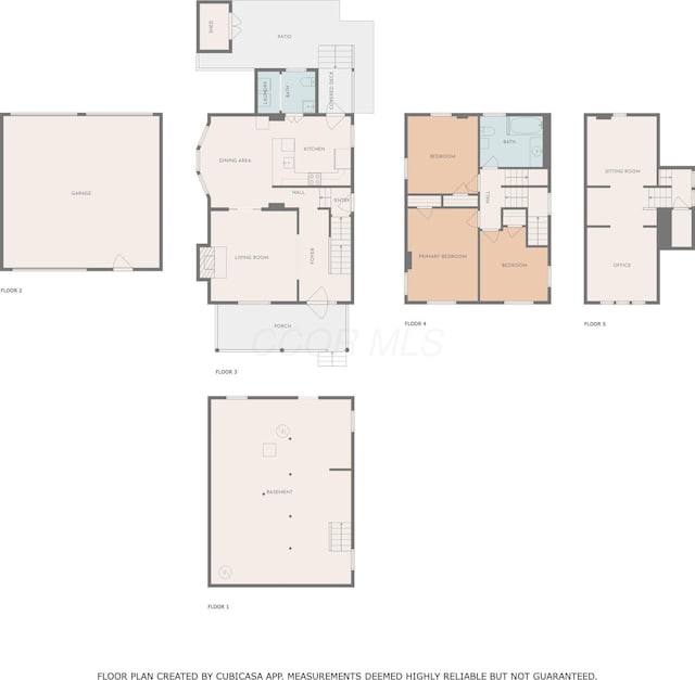 624 Oakwood Ave, Columbus, OH 43205 - view of floor plan / room layout