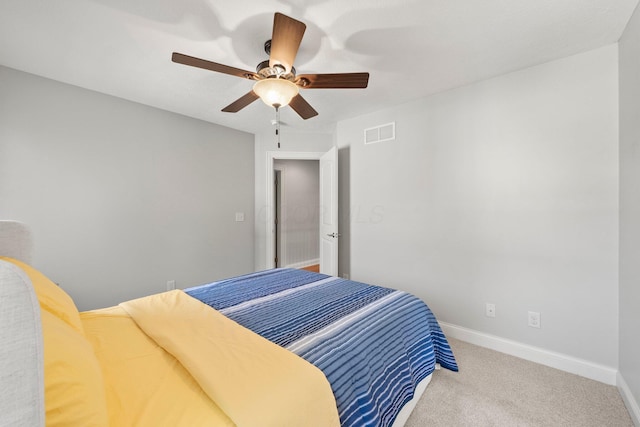 6820 Mahogany Dr, Galena, OH 43021 - bedroom with carpet and a ceiling fan