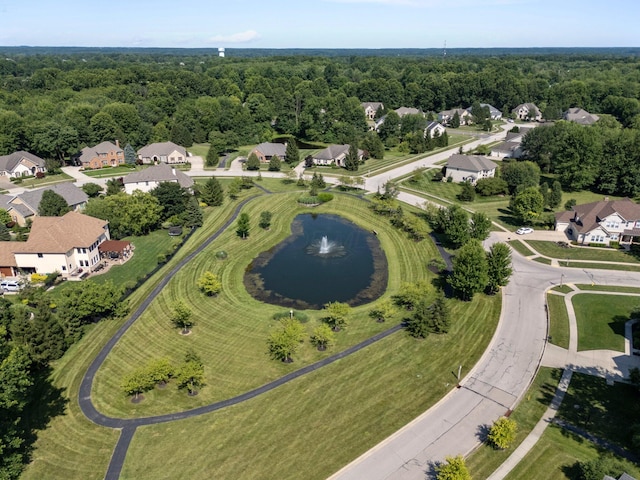 6820 Mahogany Dr, Galena, OH 43021 - aerial view of property and surrounding area featuring a nearby body of water and nearby suburban area