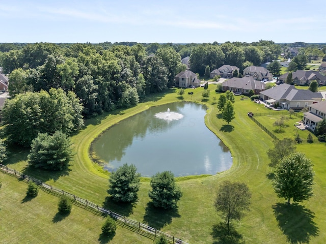 6820 Mahogany Dr, Galena, OH 43021 - aerial perspective of suburban area with a large body of water