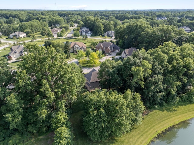 6820 Mahogany Dr, Galena, OH 43021 - aerial view of property's location with nearby suburban area and a heavily wooded area