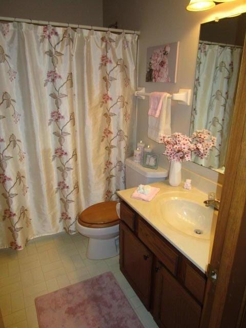 5669 Maplewood Ct, Lewis Center, OH 43035 - full bath featuring vanity and curtained shower