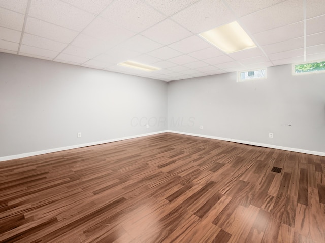 419 Sycamore Creek St, Pickerington, OH 43147 - unfurnished room featuring a paneled ceiling and wood finished floors