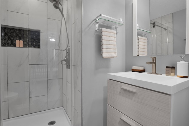 3388 Smileys Cor, Hilliard, OH 43026 - bathroom featuring a shower stall and vanity