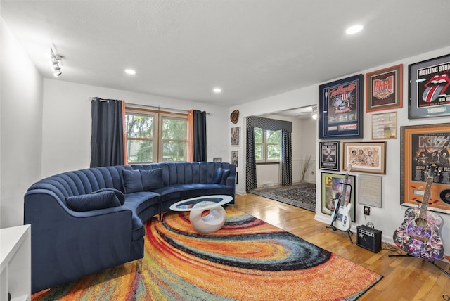 1539 Clubview Blvd S, Columbus, OH 43235 - living room with wood finished floors and recessed lighting