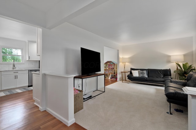 6853 Cedar Brook Pl, New Albany, OH 43054 - living area featuring light wood-style floors
