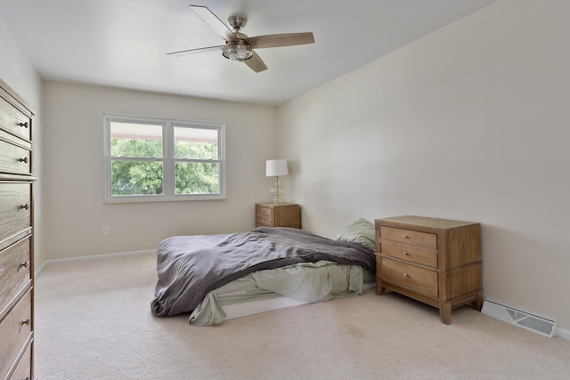 6853 Cedar Brook Pl, New Albany, OH 43054 - bedroom with carpet flooring and a ceiling fan
