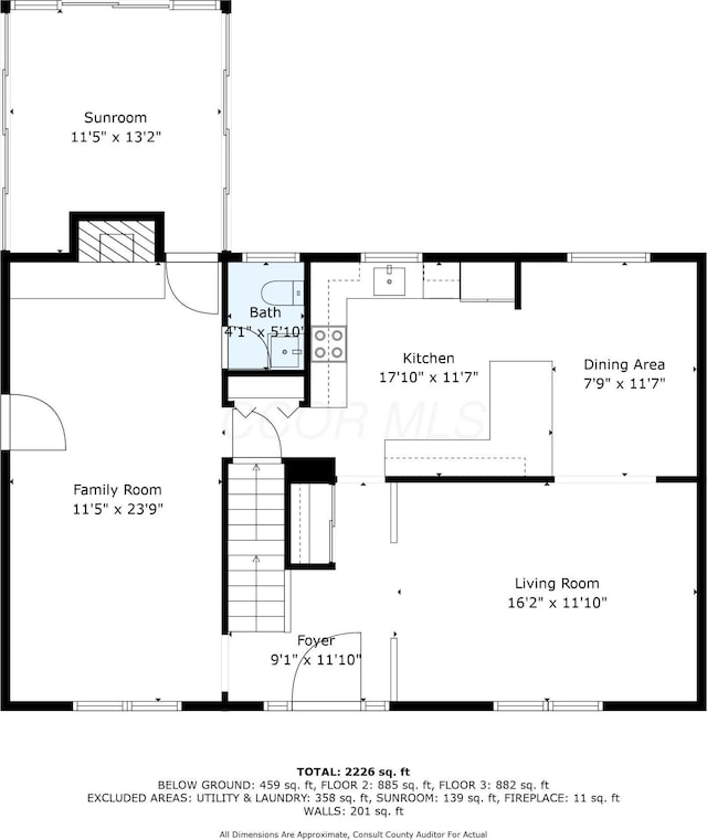 6853 Cedar Brook Pl, New Albany, OH 43054 - view of floor plan / room layout