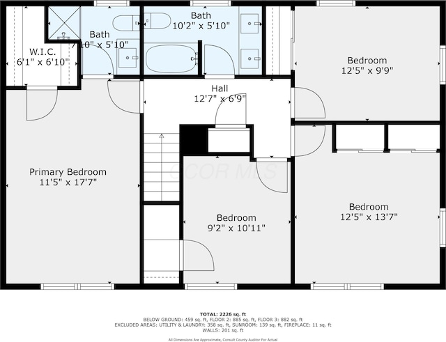 6853 Cedar Brook Pl, New Albany, OH 43054 - view of room layout