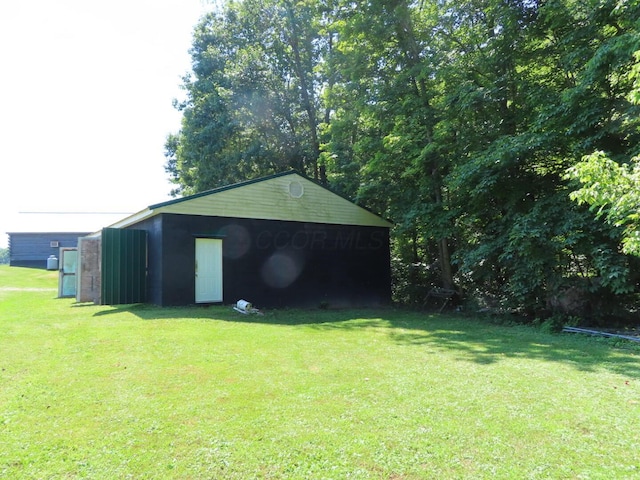 485 Springer Rd, Chillicothe, OH 45601 - view of pole building with a lawn