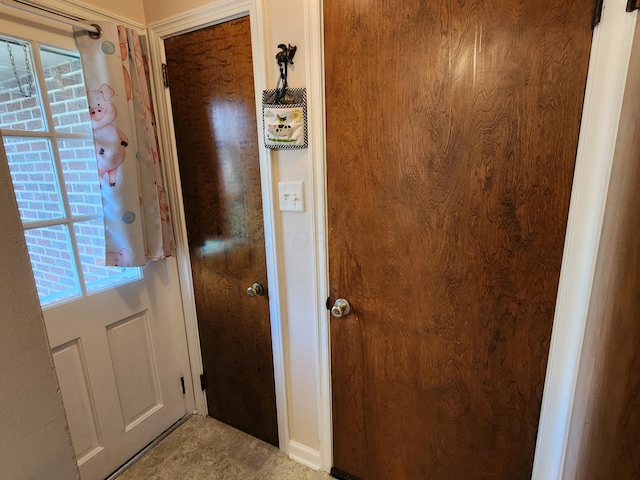 850 Grafton Rd, Newark, OH 43055 - doorway to outside featuring light tile patterned floors