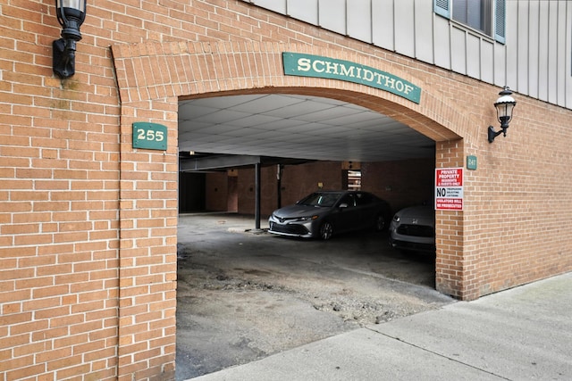 253 Kossuth St Unit H, Columbus, OH 43223 - view of garage