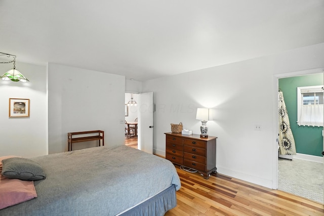 253 Kossuth St Unit H, Columbus, OH 43223 - bedroom featuring light wood finished floors and baseboards