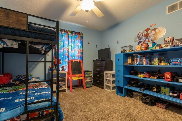 19366 Laurel Run Rd, Nelsonville, OH 45764 - carpeted bedroom featuring ceiling fan