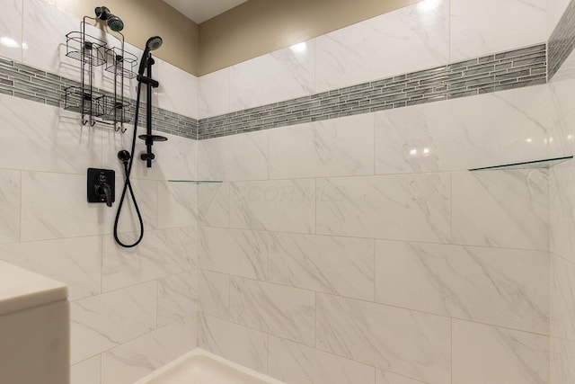 19366 Laurel Run Rd, Nelsonville, OH 45764 - bathroom with a tile shower