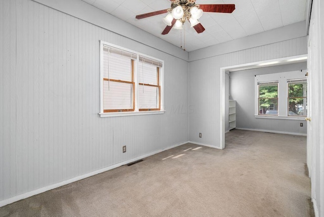 99 Maple Ave, Chillicothe, OH 45601 - empty room featuring a ceiling fan and carpet flooring