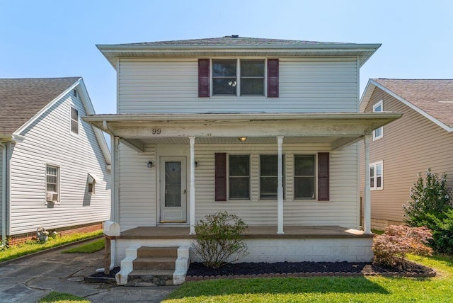 99 Maple Ave, Chillicothe, OH 45601 - view of front of home with covered porch