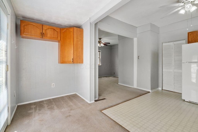 99 Maple Ave, Chillicothe, OH 45601 - empty room featuring ceiling fan and carpet flooring