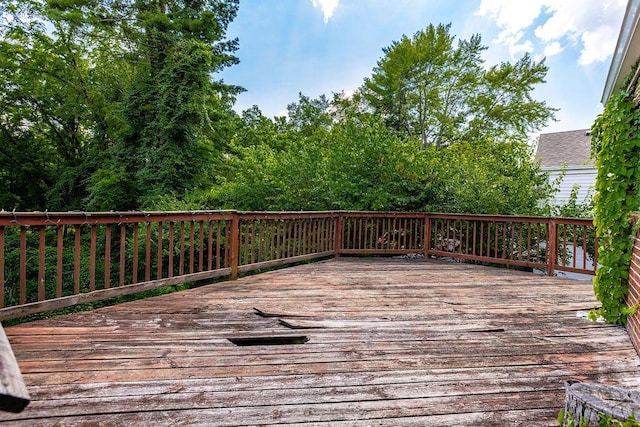 4747 Basil Ln, Cincinnati, OH 45238 - view of wooden deck