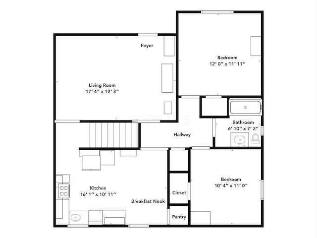 4747 Basil Ln, Cincinnati, OH 45238 - view of floor plan / room layout