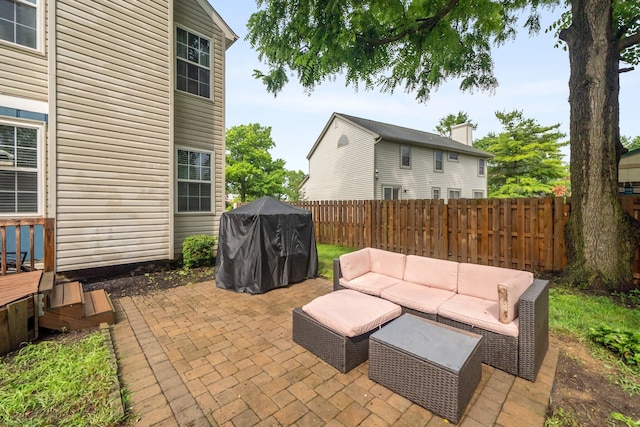 2387 Sutter Pkwy, Dublin, OH 43016 - view of patio / terrace featuring outdoor lounge area