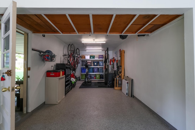5081 Mengel Ln, Hilliard, OH 43026 - garage with radiator heating unit