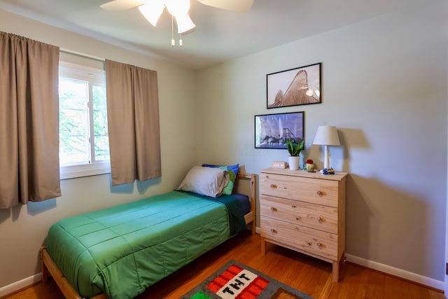5081 Mengel Ln, Hilliard, OH 43026 - bedroom with wood finished floors and ceiling fan