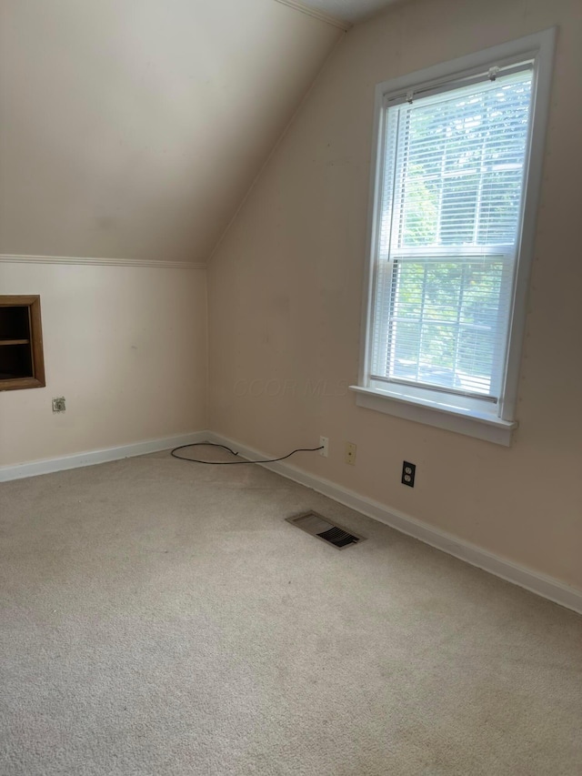 3660 Watt Rd, Columbus, OH 43230 - bonus room featuring vaulted ceiling and carpet floors