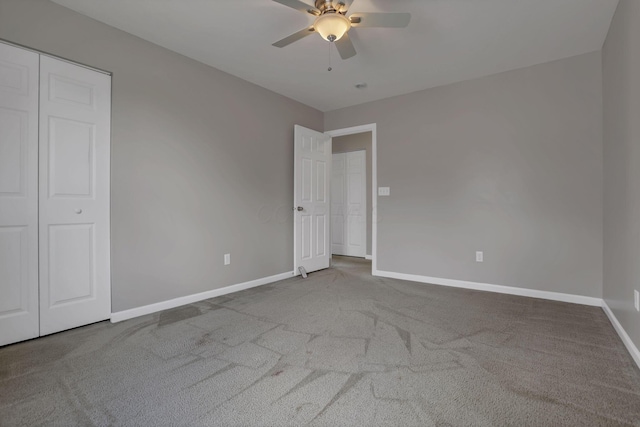 5512 Old Coble St, Canal Winchester, OH 43110 - unfurnished bedroom featuring carpet and ceiling fan