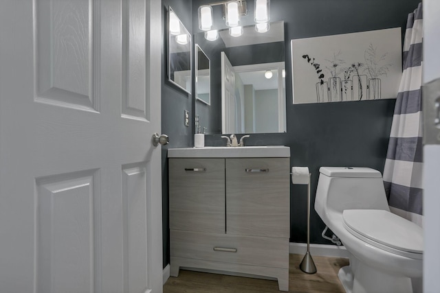 5512 Old Coble St, Canal Winchester, OH 43110 - full bathroom featuring vanity and wood finished floors