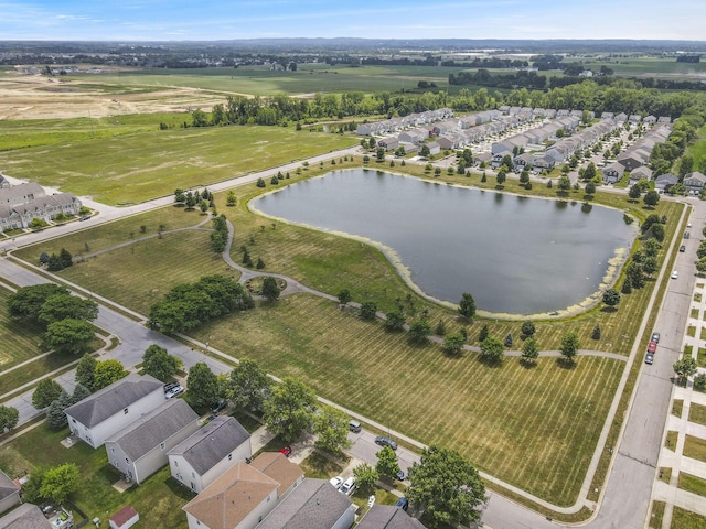 5512 Old Coble St, Canal Winchester, OH 43110 - aerial view of property's location with a large body of water and nearby suburban area