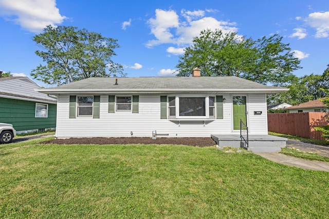 3851 Security Dr, Grove City, OH 43123 - ranch-style house with a chimney and roof with shingles