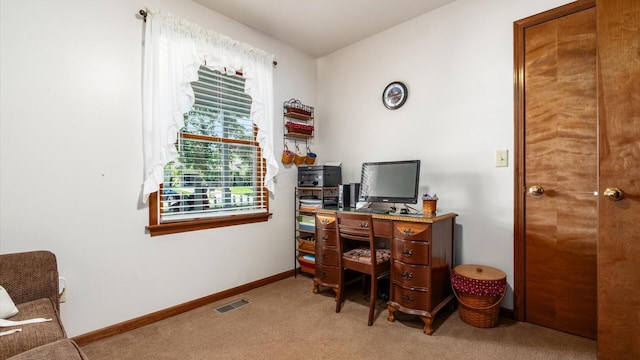 405 Meadowland Dr, Newark, OH 43055 - home office with carpet and baseboards