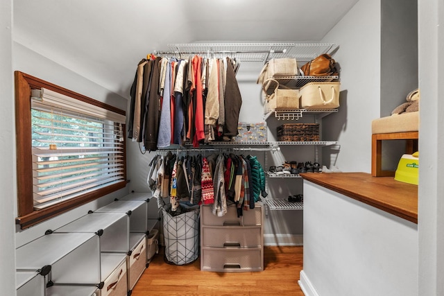 67 Aldrich Rd, Columbus, OH 43214 - spacious closet with light wood finished floors