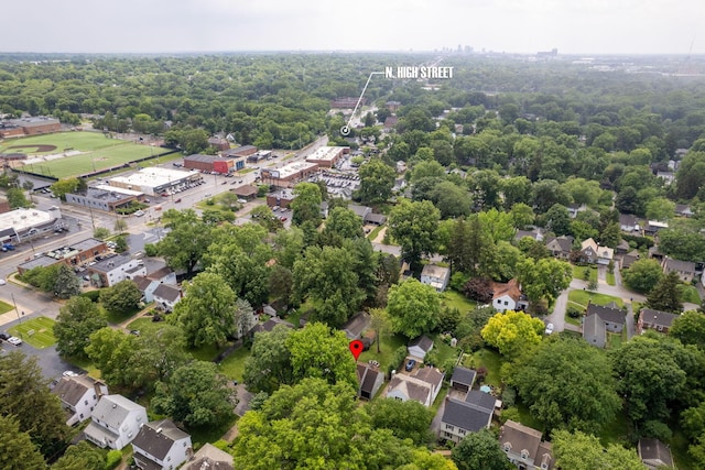 67 Aldrich Rd, Columbus, OH 43214 - aerial perspective of suburban area