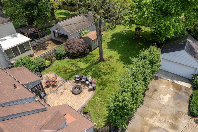 67 Aldrich Rd, Columbus, OH 43214 - bird's eye view