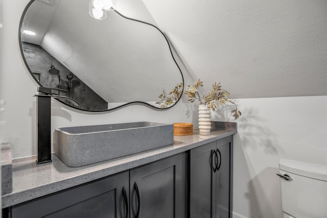 287 S Roys Ave, Columbus, OH 43204 - bathroom with vaulted ceiling and vanity