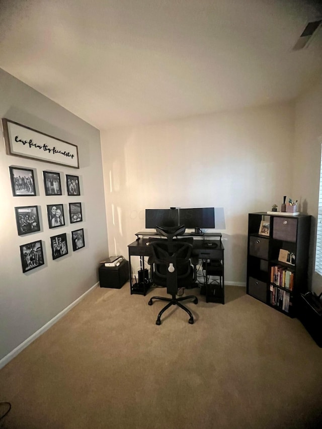 6090 Sowerby Ln, Westerville, OH 43081 - carpeted office featuring baseboards