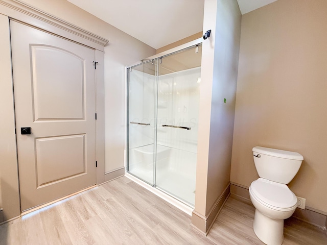 69 N Cherry St, Mount Gilead, OH 43338 - full bath featuring wood finished floors and a shower stall