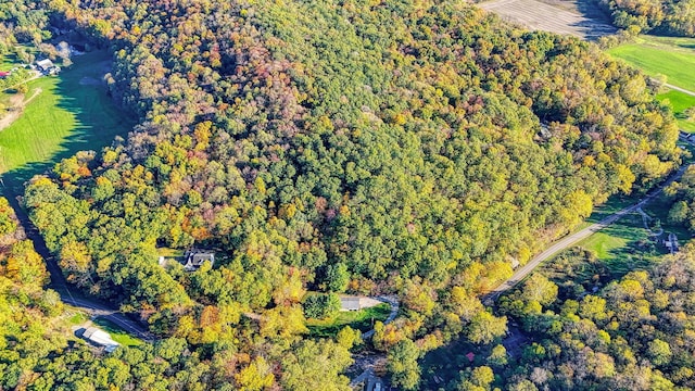 368 Mingo Rd, Chillicothe, OH 45601 - aerial overview of property's location featuring a heavily wooded area