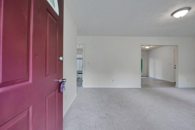 1142 Rozelle Creek Rd, Chillicothe, OH 45601 - foyer with carpet flooring and a textured ceiling