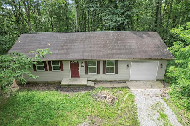 1142 Rozelle Creek Rd, Chillicothe, OH 45601 - view of front facade featuring driveway and a garage