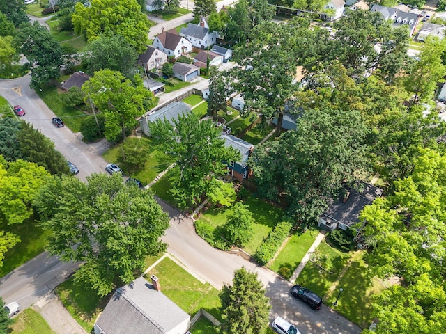 1467 Melrose Ave, Columbus, OH 43224 - aerial overview of property's location featuring nearby suburban area