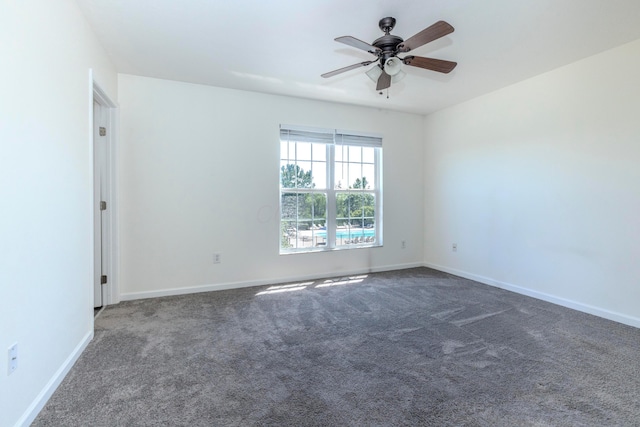 7145 Billy Goat Dr, New Albany, OH 43054 - unfurnished room with a ceiling fan and carpet flooring