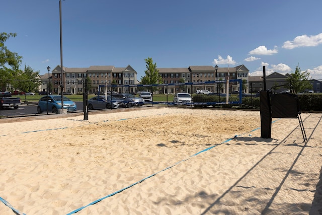 7145 Billy Goat Dr, New Albany, OH 43054 - view of property's community featuring volleyball court and a residential view