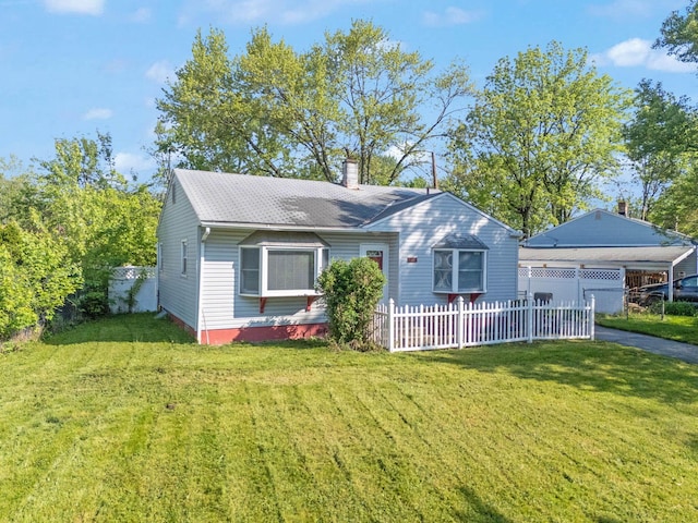 2272 Eden Ave, Columbus, OH 43224 - view of front of property featuring a chimney and roof with shingles