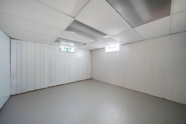 2272 Eden Ave, Columbus, OH 43224 - below grade area featuring a paneled ceiling