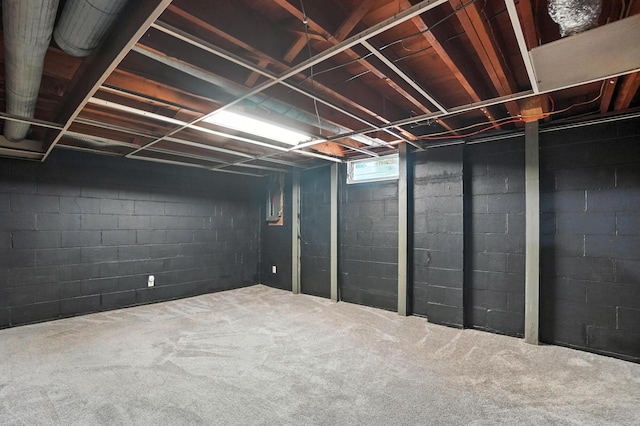 899 Meadowview Dr, Columbus, OH 43224 - below grade area featuring carpet