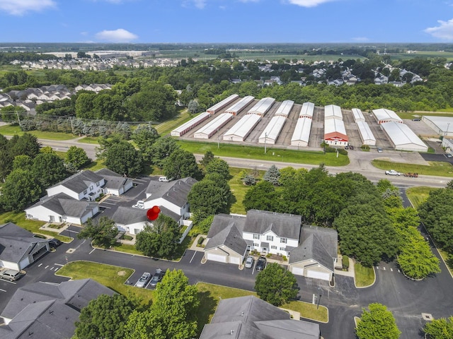 6658 Lagrange Dr Unit 43E, Canal Winchester, OH 43110 - aerial view of residential area with a tree filled landscape