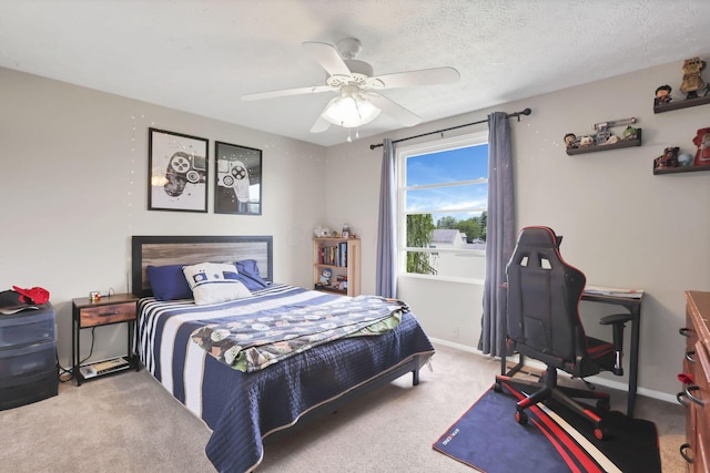 664 Dukewell Pl, Galloway, OH 43119 - carpeted bedroom with a ceiling fan and baseboards